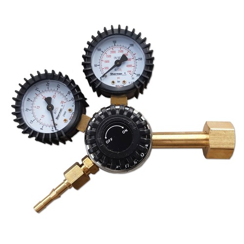 Sherman argon co2 dual gauge - sherman,