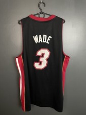 MIAMI HEAT NBA BASKETBALL JERSEY #3 WADE ADIDAS SIZE XL ADULT