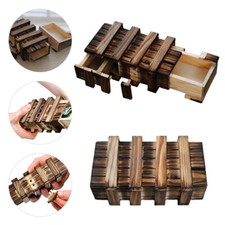 Magic Wooden Puzzle Box with