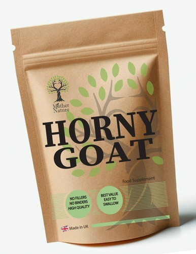 Horny goat weed 600mg capsules - horny,