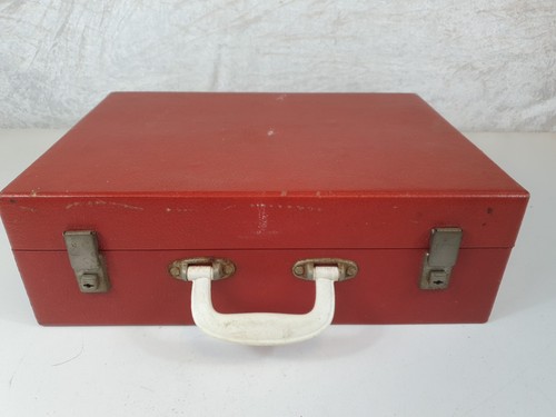 Vintage red picnic set in - vintage,