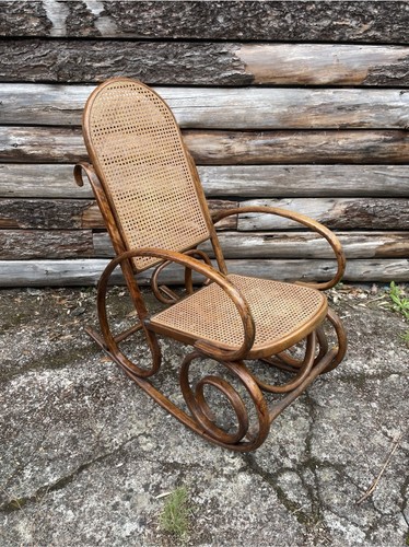 Vintage bentwood rattan cane - bentwood,