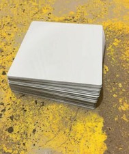 50ea Dye Sublimation Aluminum Square Blanks 4"x4"