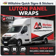 Luton Box Van Vinyl Panel