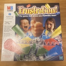 Frustration 2000 Boxed Board Game Pop-O-Matic MB Games Vintage Complete 