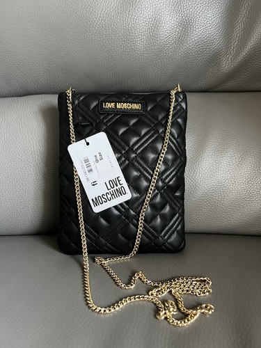 Love moschino black quilted - moschino,