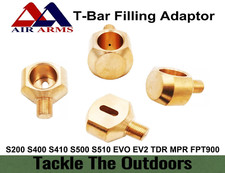 Air Arms Push On T-Bar Quick Fill Adaptor Filling Probe - S200 S400 S500 MPR TDR