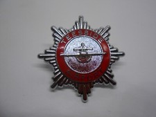 TEESIDE AIRPORT FIRE SERVICE    service issue metal   cap badge