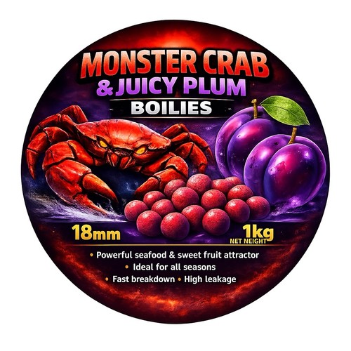 Monster crab juicy plum - 🦀, &