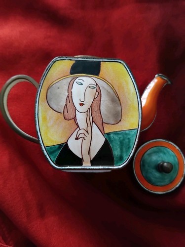 Miniature enamel teapot - teapot,, trade