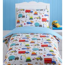 Junior Bright Trucks Duvet