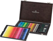 Faber-Castell Art Polychromos Colour Pencil, Multicoloured, Wooden Case of 48
