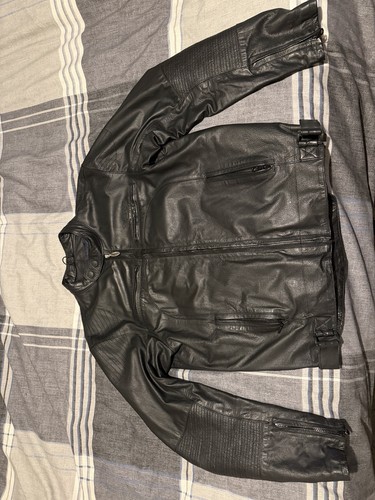 Men leather casual biker - men’s, casual/biker