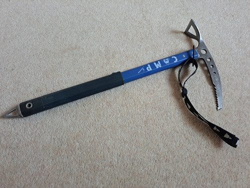 Vintage camp ice axe - axe, with