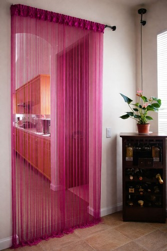 String curtain panels door fly - curtain,