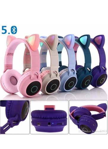 Bluetooth cat headphones for - bluetooth,