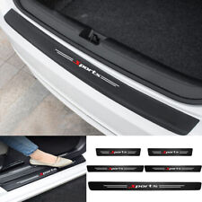 Car Door Sill Cover Scuff Plate Sticker Rear Bumper Protector Decal Accessories