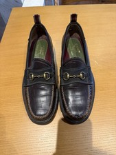NICHOLAS DALEY X BASS WEEJUNS LARSON LOAFERS NAVY *NEW*