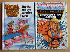 2 MOTU Ladybird Books She-Ra and the Surprise Party He-Man Skeletor's Ice Attack