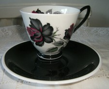RETRO ROYAL ALBERT MASQUERADE TEA CUP & SAUCER