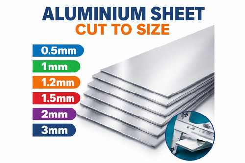 Aluminium sheet cut - aluminium, |