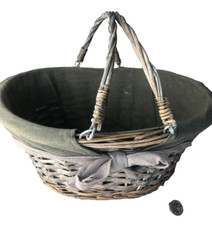 Basket Weave Home Decor Storage with Handles ra