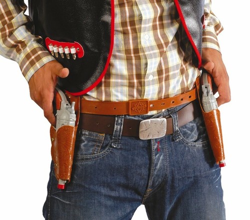 Adults cowboy double holster - adults,