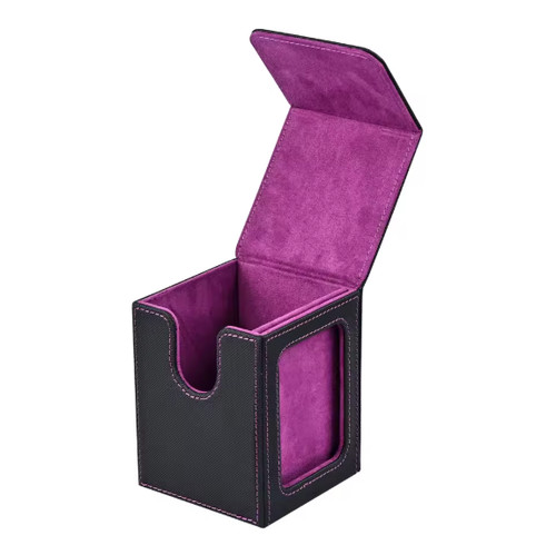 Leather card deck box magnetic - card,