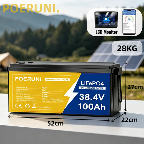 Lifepo4 36v 100ah lithium - 36v,