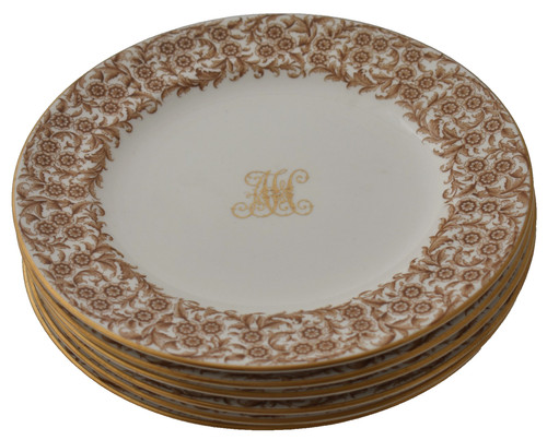 Six antique royal worcester - six,