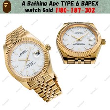 A Bathing Ape TYPE 6 BAPEX watch Gold 1l80-187-302