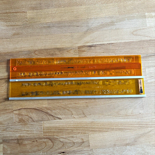Vintage rotring lettering - rotring,