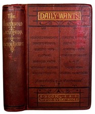 1874 ANTIQUE COOKBOOK Vintage