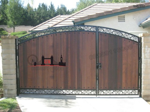 Driveway gates composite wood - driveway, gates/composite