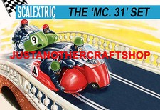 Scalextric Poster Motorcycle