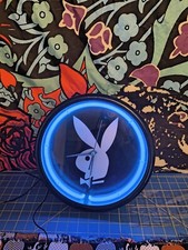 VTG Playboy Neon Light Up Blue