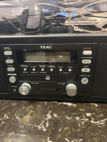 Teac r550usb recorder - lp-r550usb,