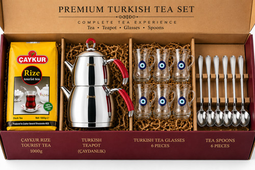 Premium turkish tea gift set - turkish,