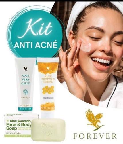 Anti acne kit forever - acne, aloe