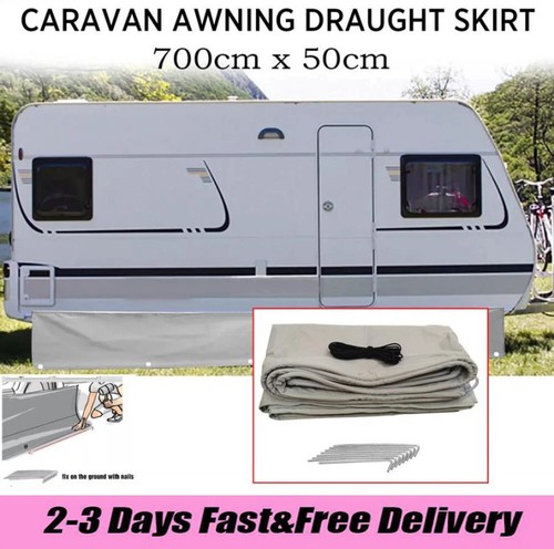 Awning draft skirt 7m - draft,