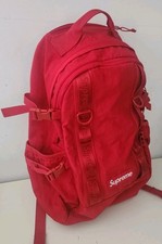 FW20 Supreme Backpack Dark Red Bag Water Resistant Nylon Rucksack