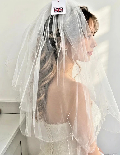 Bridal wedding veil two - wedding, tier