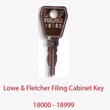 Lowe & Fletcher Replacement Filing Cabinet Key 18000 - 18999