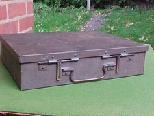 WW2 BRITISH INDIAN ARMY STEEL CASE : MARCH 1945