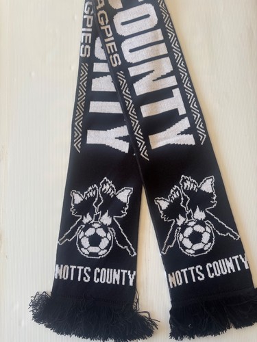 Notts county football - notts, scarf