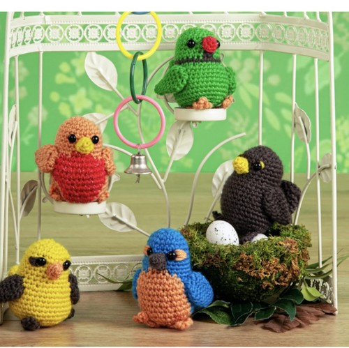Crochet society bird - crochet,