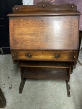 Vintage compact Oak Bureau