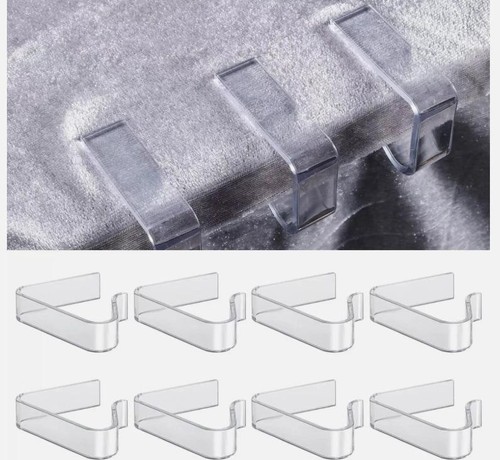 Table cloth clips clear - clips, x