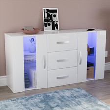 LED Sideboard 2 Door 3 Drawer