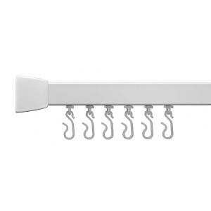 Croydex shower curtain - curtain, rail